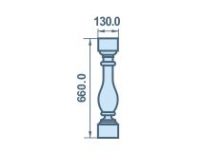 размер балясины 130х660