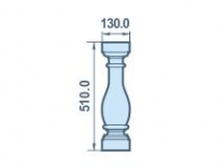 Размеры балясины 130х510