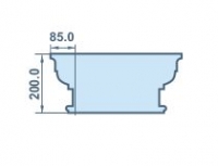 размеры капителя 85х200